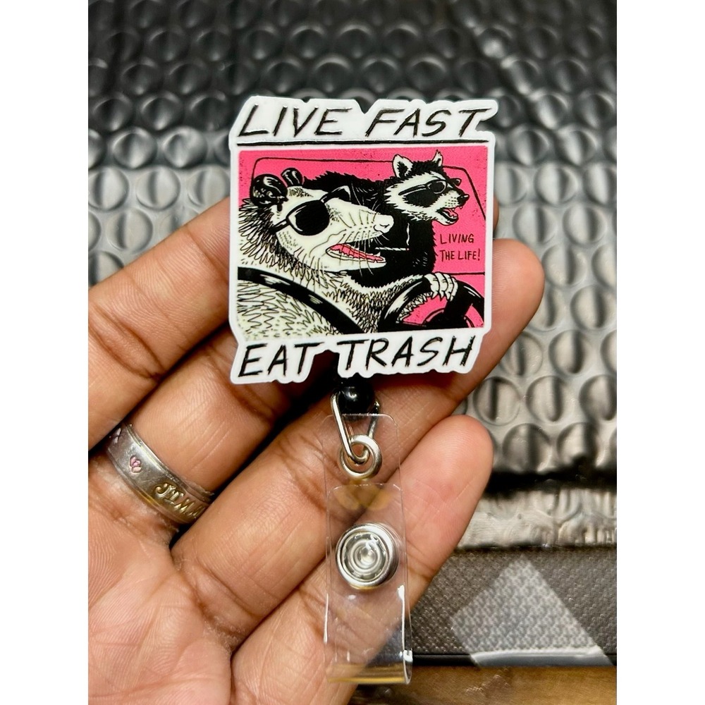 Nurse, CNA, RN, Tech, Student, Medical Badge, Funny Badge reel